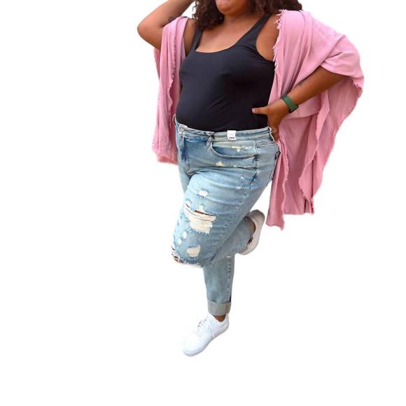 NEW HEYSON marcella open front kimono in pink - Picture 2 of 3